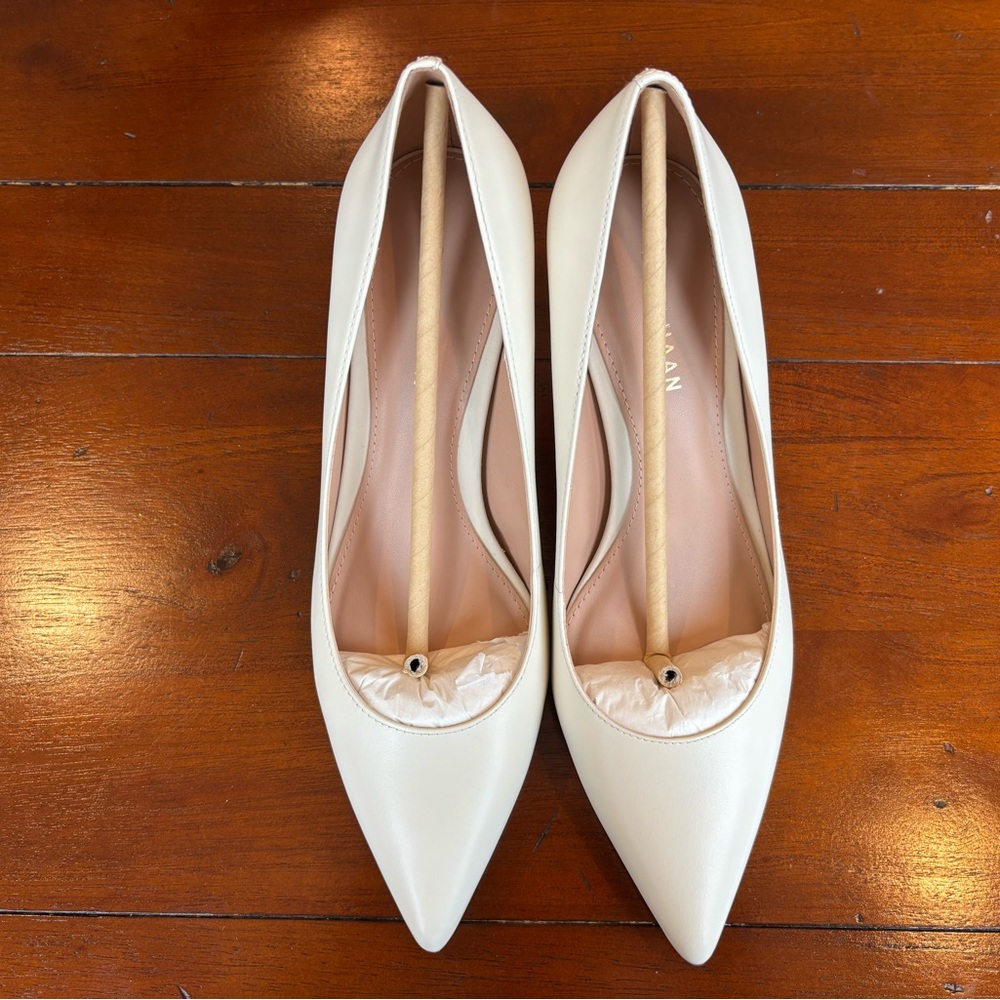 Cole Haan Ivory Heels (Women’s Mylah Pumps 75mm) Wedding Shoes